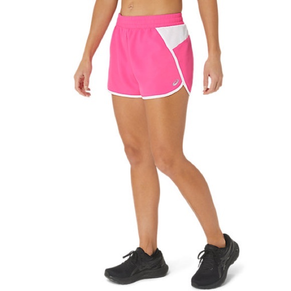 Neon pink Champion outdoor fitness stretch waistband shorts y2k athletic bottoms - Picture 5 of 9